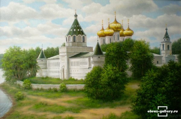 Закат река Костромка Кострома