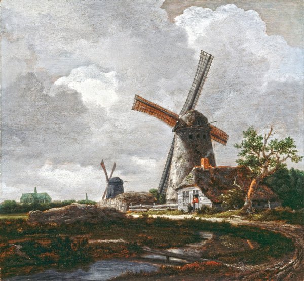 Рёйсдал Якоб Ван мельница