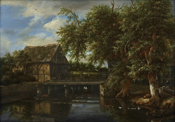 Рейсдал водяная мельница