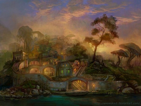 Морровинд города арт