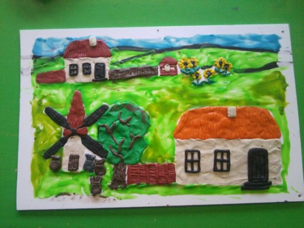 Сказочный город из пластилина