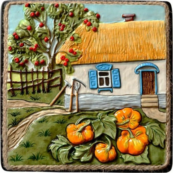 Пластилинография сказочный домик