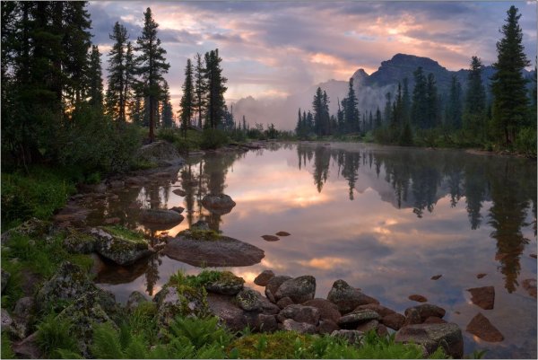 Природный парк «Ергаки», озеро Лазурное, Сибирь