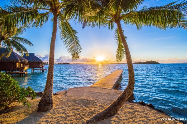 Пейзаж пляж