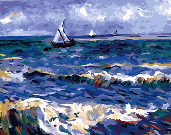 Море в сент-Марье Ван Гог