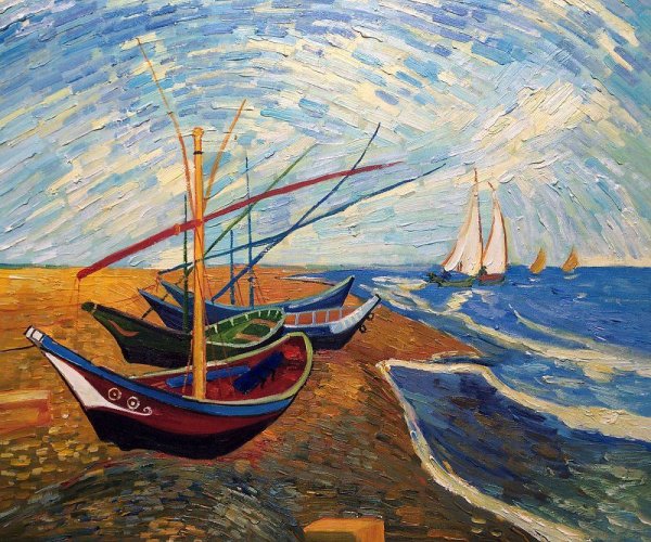 Ван Гог картины море
