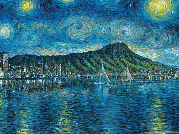 Картина Ван Гога море