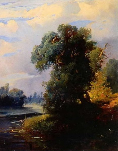 Алексей Кондратьевич Саврасов водопад 1868