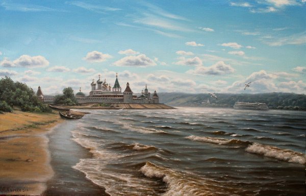 Ольга Тикунова художник зимний пейзаж