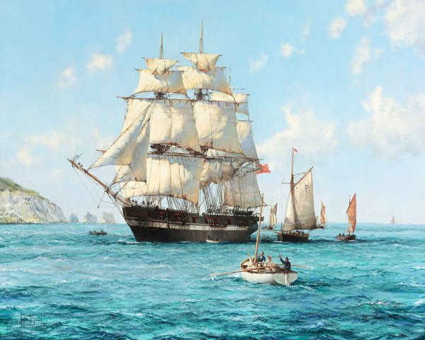 Куликов Владимир картины море парусники