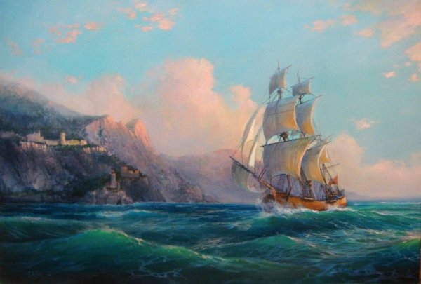 Картины Сергея Стоева морские пейзажи