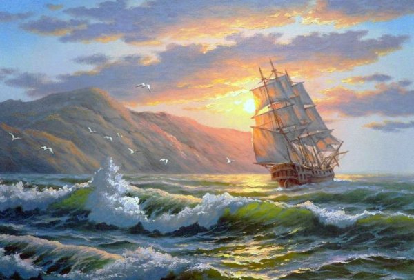 Художник маринист Оноприенко Игорь