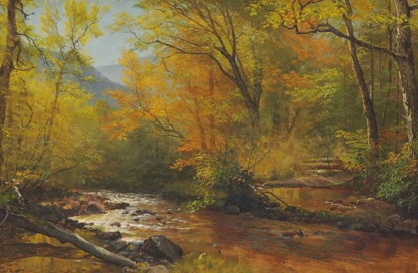Альберт Бирштадт осенний лес