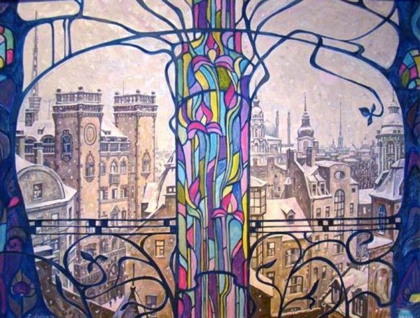 Петербург художника Кирилла Аланнэ