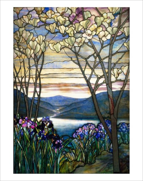 Витражи Луис комфорт Тиффани Магнолия