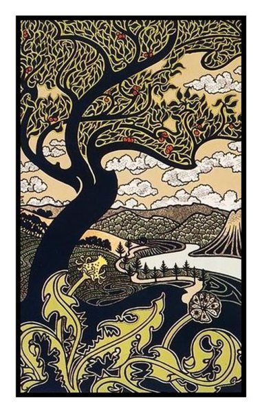 Пейзаж в стиле арт нуво