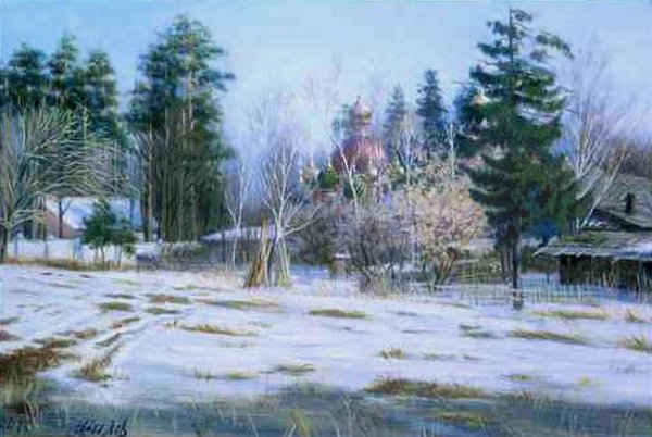 Шилов пейзажи пастель