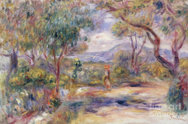 Ренуар пейзаж в Эстаке