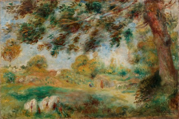 Огюст Ренуар природа