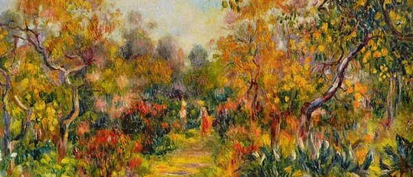 Ренуар пейзаж в Эстаке