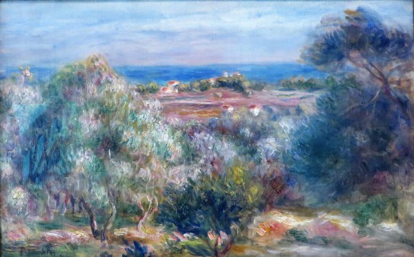 Ренуар Cagnes Landscape, 1899