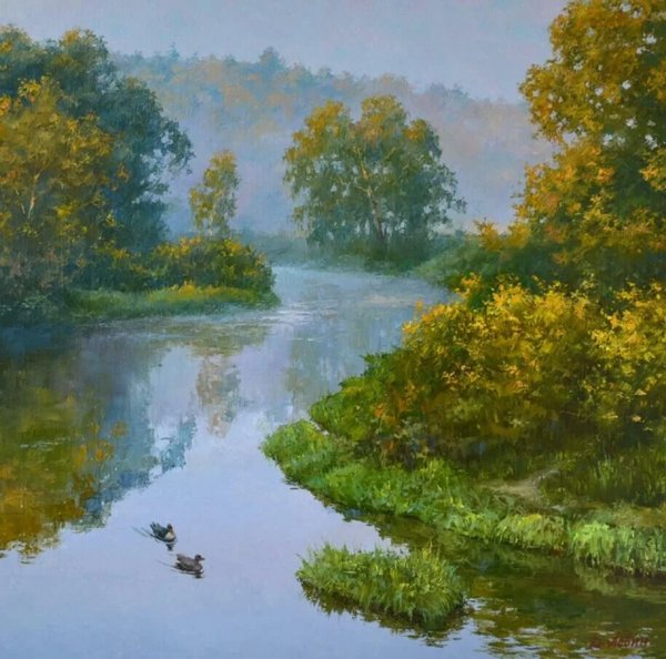 Художник пейзажист Левин