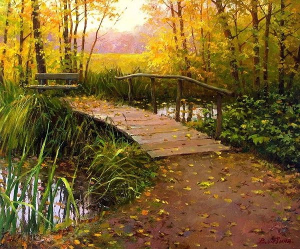 Художник Виктория Лёвина пейзажи