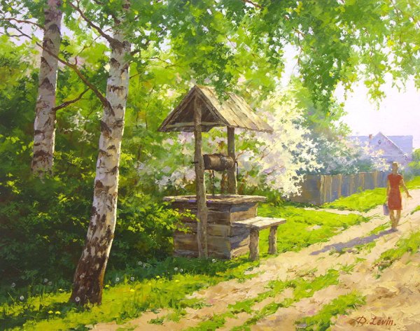 Художник Дмитрий Лёвин лето