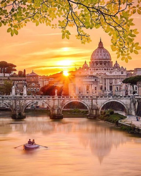 Река Тибр в древнем Риме