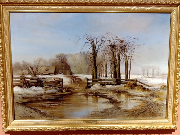 Алексей Кондратьевич Саврасов ранняя Весна оттепель