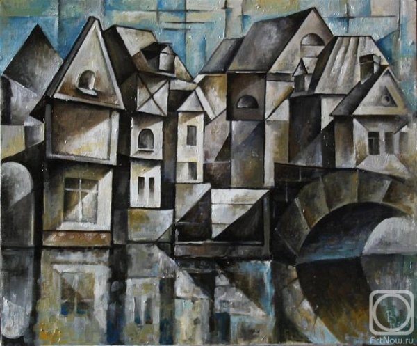 Андрей Саратов картина кубизм