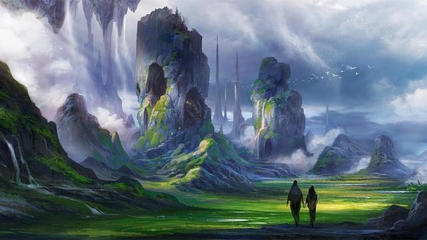 Эльфийская башня фэнтези