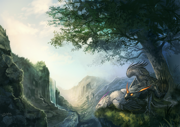 Пейзажи с существами