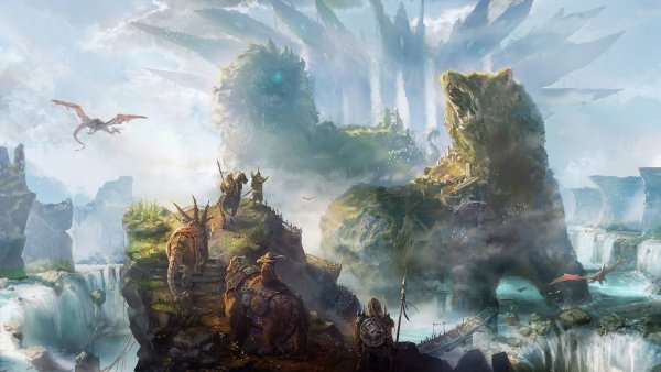 Эпические пейзажи фэнтези