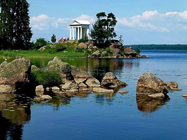 Выборгский замок панорама