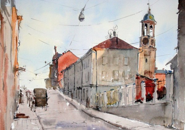 Выборг замок осень