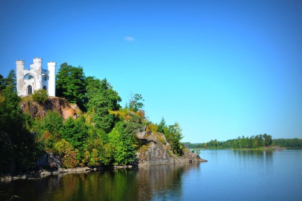Выборг набережная летом