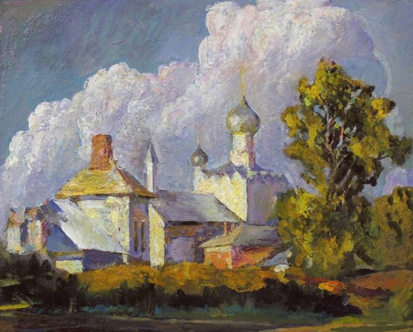 Стоковая живопись пейзаж