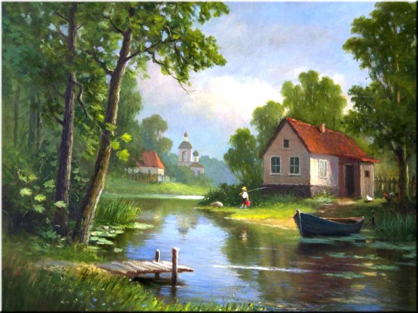 Владимир Жданов домик в сиренях