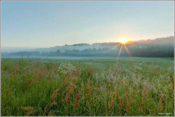 Пейзаж по картине Бежин луг