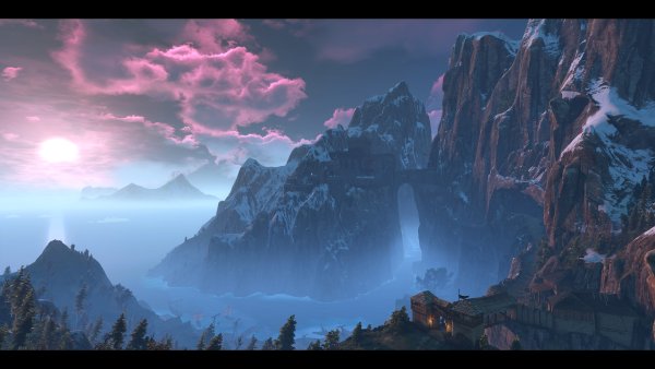 Ведьмак Скеллиге пейзаж