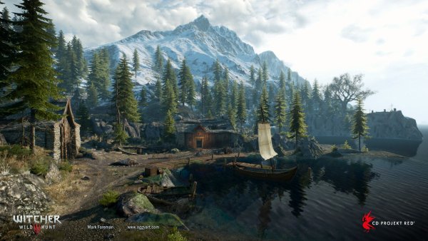 Ведьмак арт ландшафта