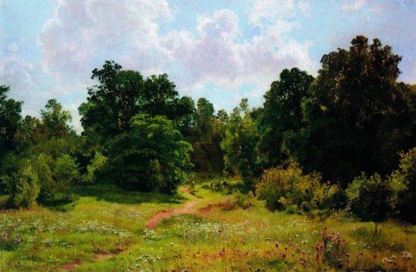 Шишкин художник «Лиственный лес», 1897