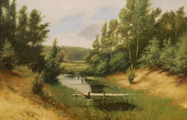 Иван Шишкин ручей в лесу