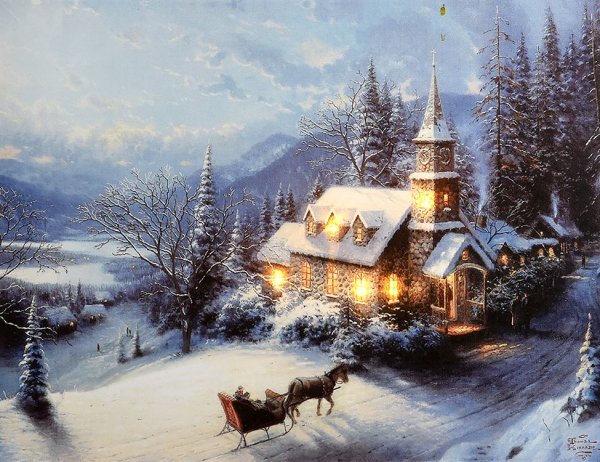 Сказочные зимние пейзажи