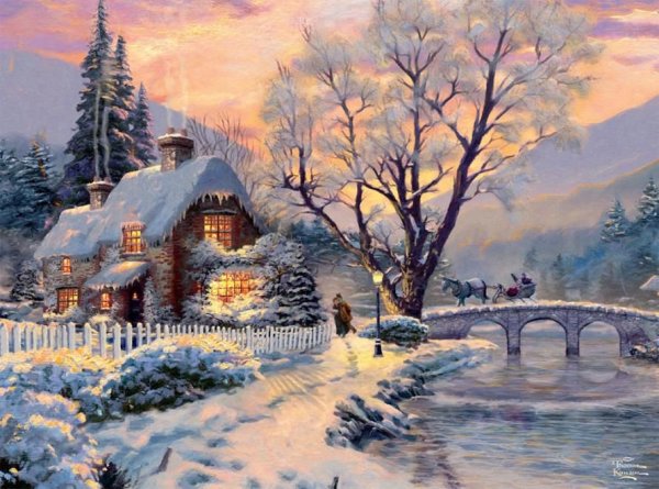 Сказочные зимние пейзажи