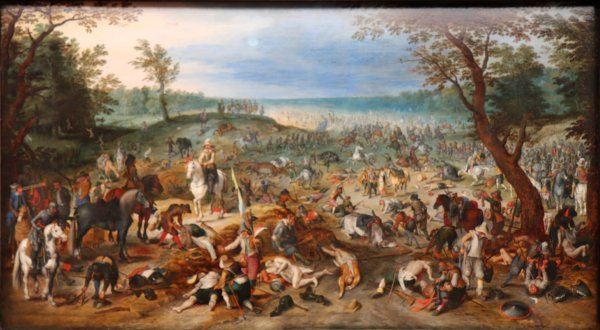 Питер брейгель младший ярмарка с театральным представлением