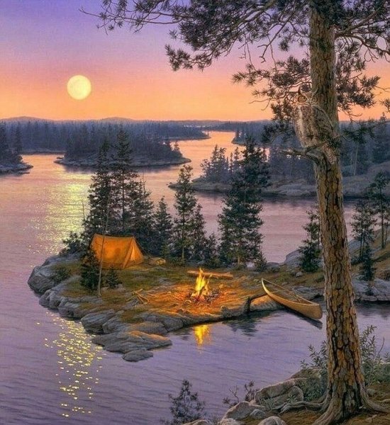 Красивые ночные пейзажи