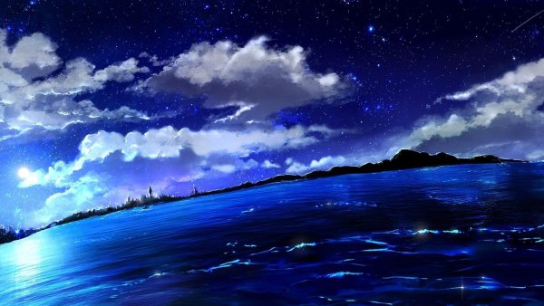 Спокойной ночи на берегу моря