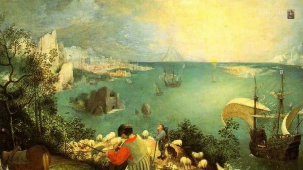 Питер брейгель падение Икара